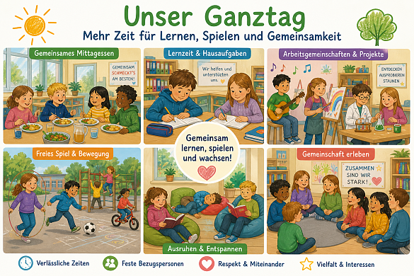 fiktives Bild zum Ganztag