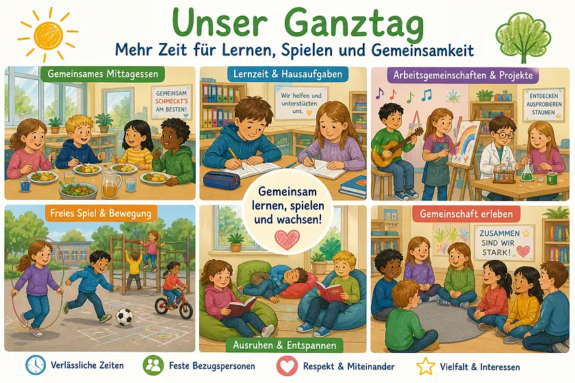 fiktives Bild zum Ganztag