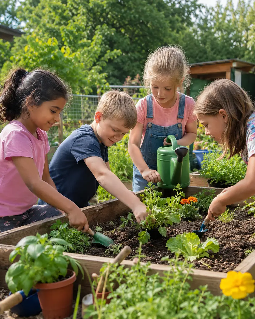 fiktives Bild zur Garten-AG