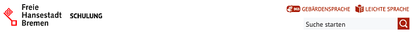 obere Bereich der Homepages im Land Bremen