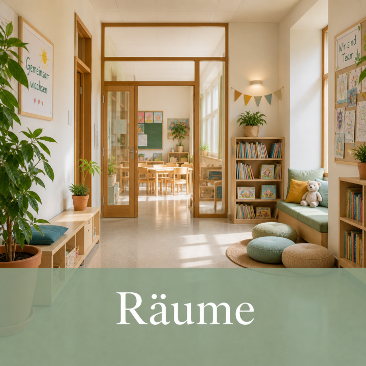 fiktives Bild von Schulräumen