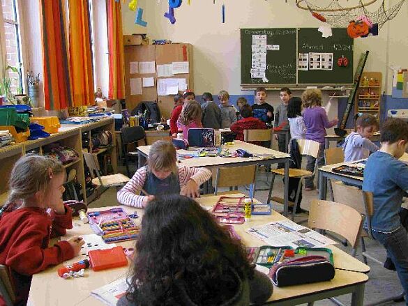 Klassenraum der Schule am Pulverberg